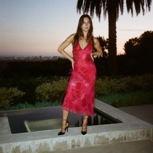 Realisation Par the Marie Silk Midi Dress in Anastasia XS